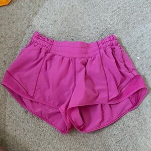 lululemon athletica Fuchsia Athletic Shorts